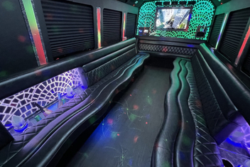 Alameda Limo Bus Interior
